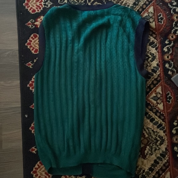 Vintage Koret two toned knit button down vest - Picture 6 of 8